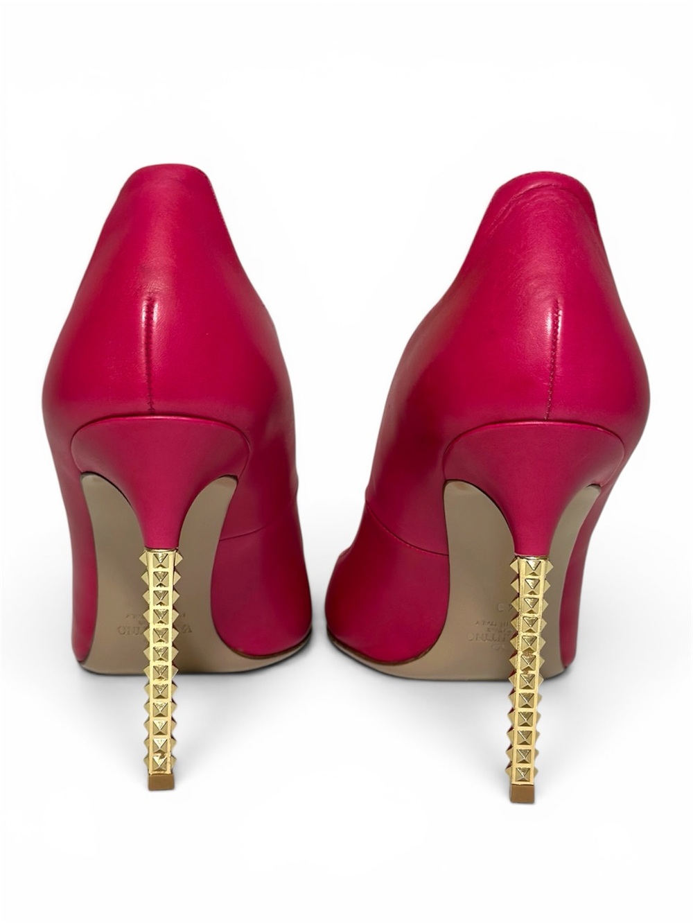 Valentino Garavani Extreme Rockstud Heel Pump Cyclamin Pink size 40 US 10 - Picture 7 of 16